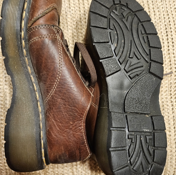 Dr. Martens y2K chunky Sole Oxfords Size 9 Brown Lace Up 8651 - Picture 7 of 13